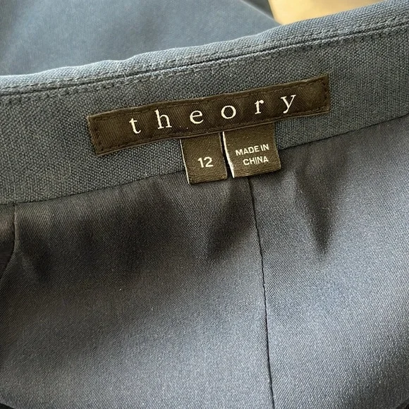 Theory Raen Silk Double Breasted MenswearBlazer